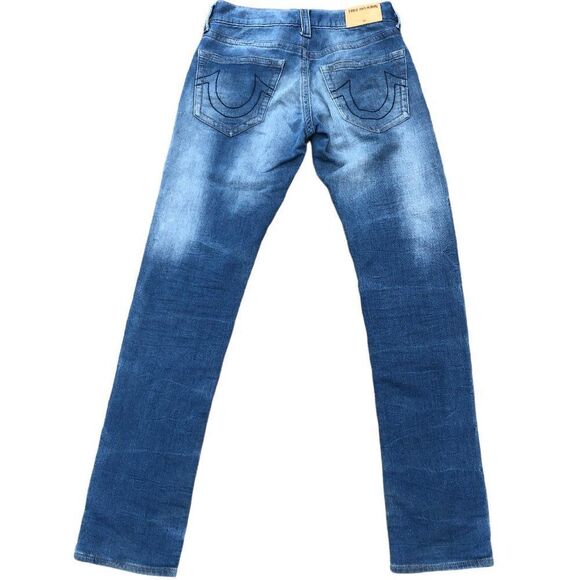 True Religion Jeans Size 28 GENO Slim Blue - Picture 4 of 8